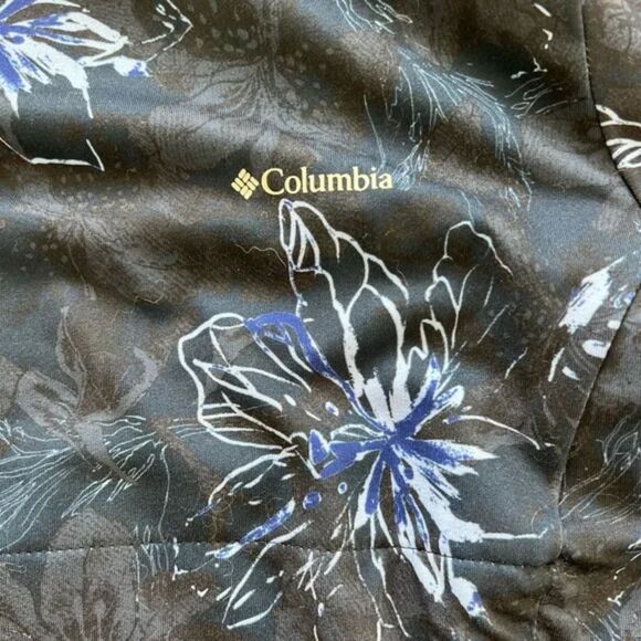 Columbia Mock Turtleneck Top | NWT | Women’s Medium | Floral Print | Activewear - Picture 2 of 5